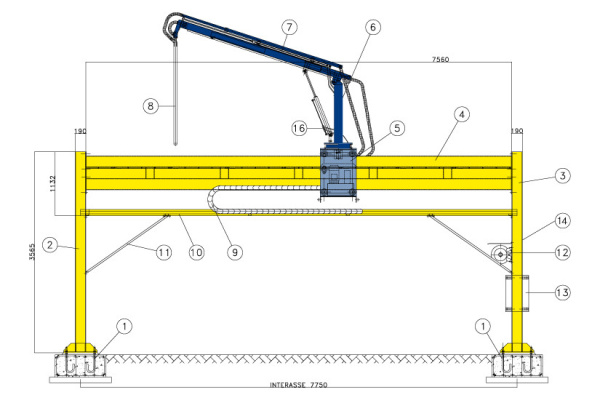Автоматический пробоотборник зерна STORK 440 RAIL (СТОРК 440 РЕЛЬС)